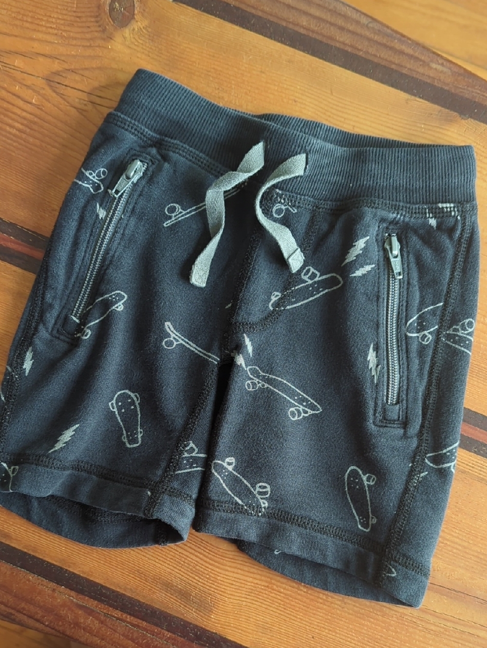 Hanna Andersson Black Skateboard Shorts